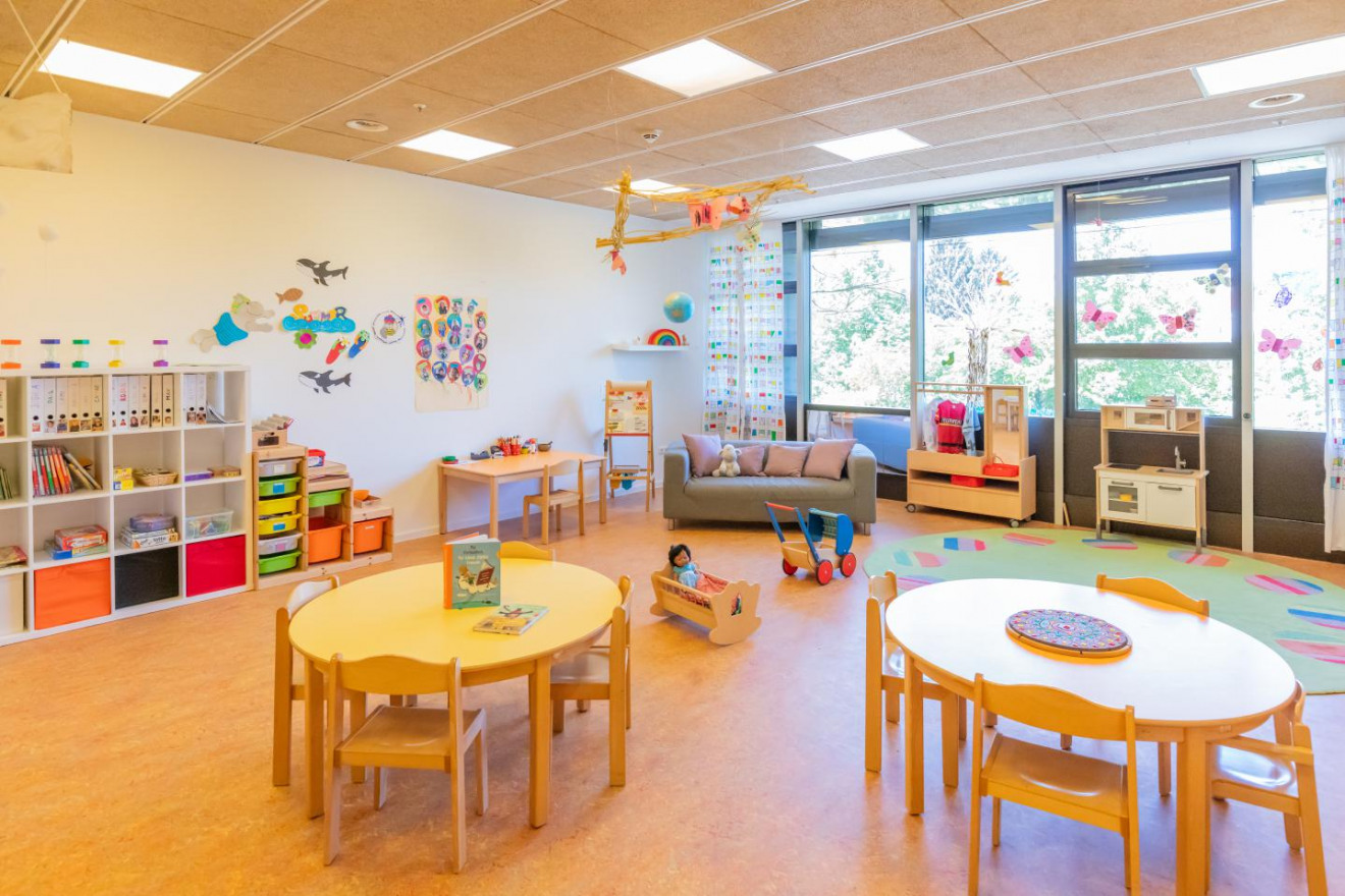 Kindergartengruppenraum der Denk mit Kita München Schwabing