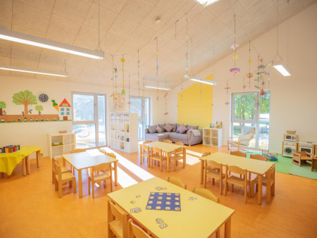 Kindergartengruppe in der Denk mit Kita Baierbrunn