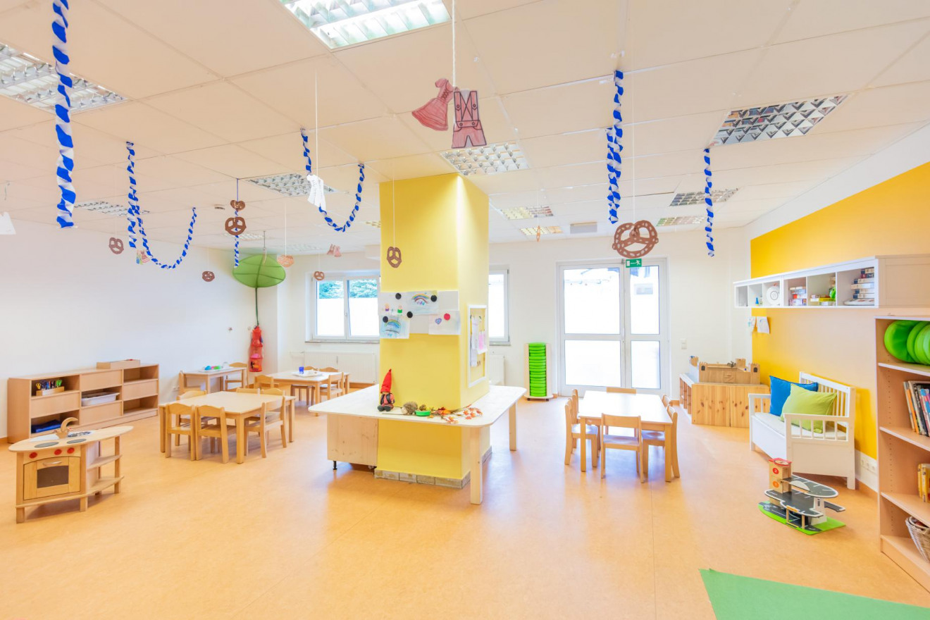 Gruppenraum vom Kindergarten der Denk mit Kita München Aubing, Altostraße