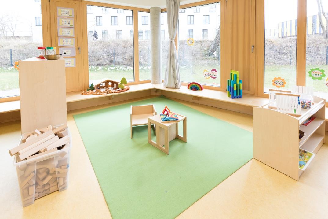 Kindergartengruppe der Denk mit Kita München Berg am Laim