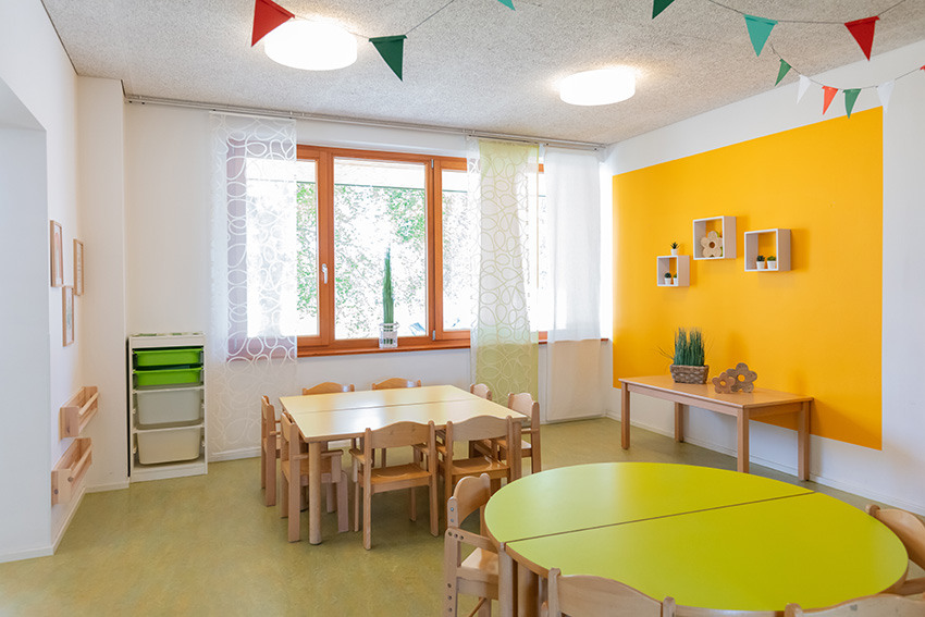 Kindergartengruppe der Denk mit Kita Neuhausen ob Eck