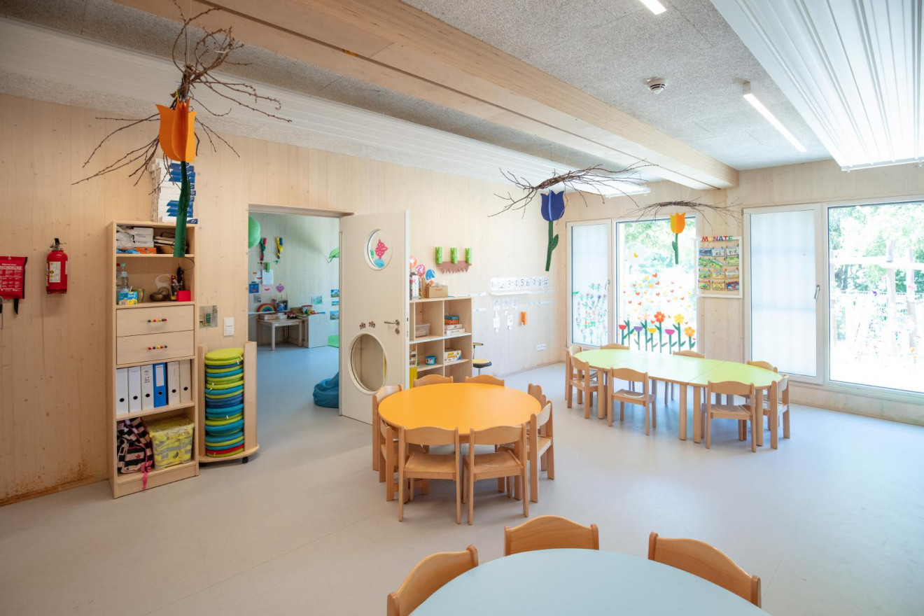 Kindergartengruppe der Denk mit Kita Reutlingen, August-Lämmle-Straße