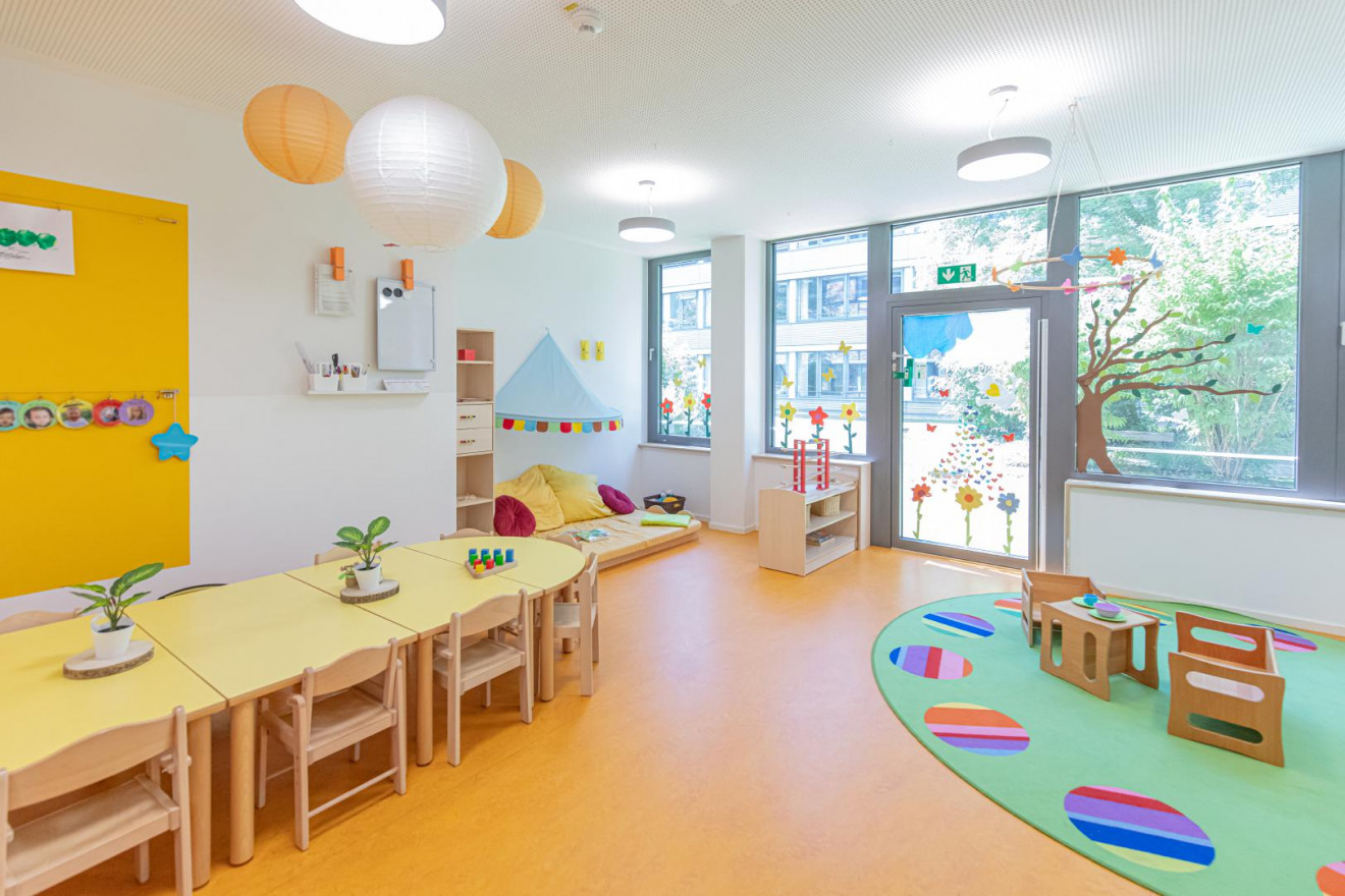 Kinderkrippenraum der Denk mit Kita Unterschleißheim