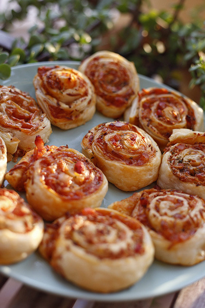 Pizzaschnecken für Kinder