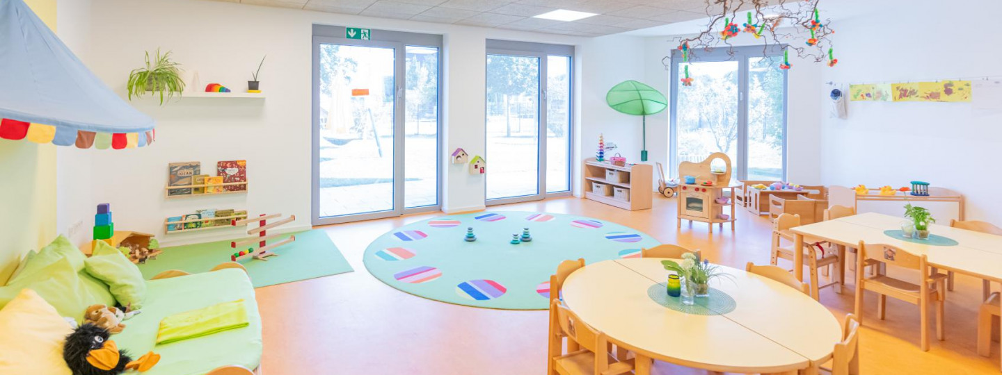 Gruppenraum der Kinderkrippe in der Denk mit Kita Inning am Ammersee