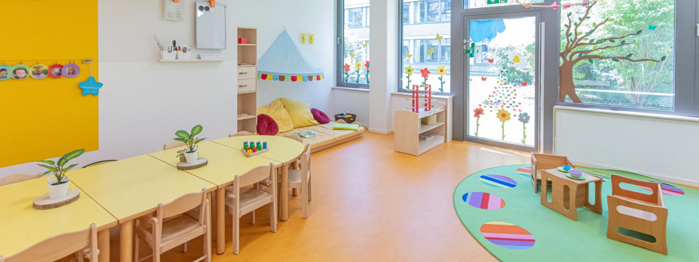 Kinderkrippenraum der Denk mit Kita Unterschleißheim