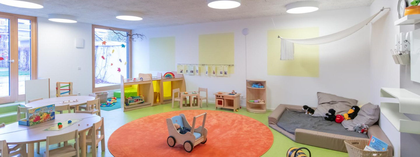 Gruppenraum in der Denk mit Kita Vaterstetten Weißenfeld