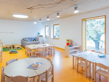 Kindergartengruppe der Denk mit Kita München Am Hart, BMW Kids