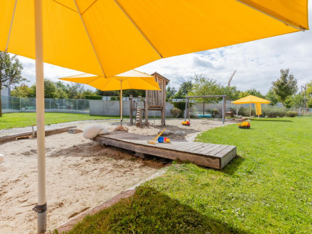 Garten in der Denk mit Kita München Aubing, Ilse-Fehling-Straße