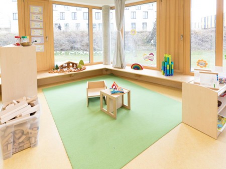 Kindergartengruppe der Denk mit Kita München Berg am Laim