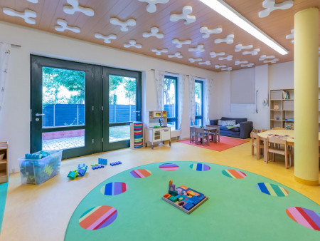 Kindergartengruppe der Denk mit Kita München Großhadern