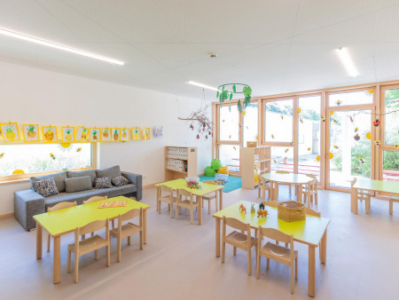 Räumlichkeiten der Kindergartengruppe der Denk mit Kita München Ramersdorf-Perlach