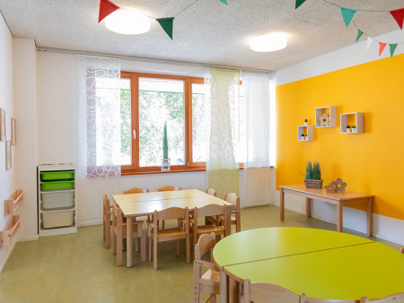 Kindergartengruppe der Denk mit Kita Neuhausen ob Eck