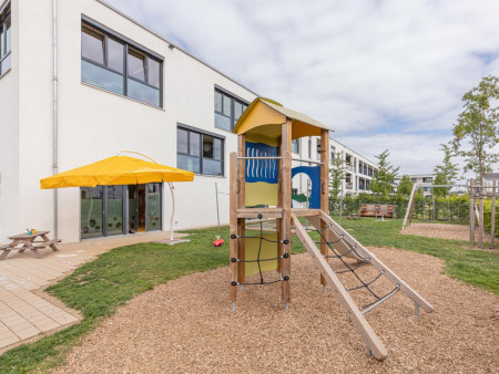 Garten für die Kindergartenkinder der Denk mit Kita Poing